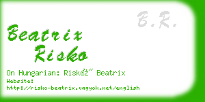 beatrix risko business card